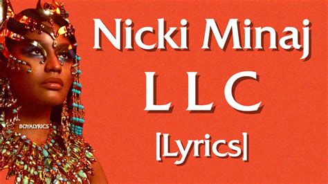 llc lyrics|llc lyrics nicki minaj genius.